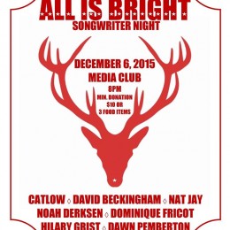 12.01.2015 / All is Bright: Songwriter Night